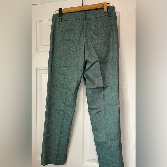 LOFT NWOT Slim Pants in Linen Twill, Size 2 - Picture 3 of 5